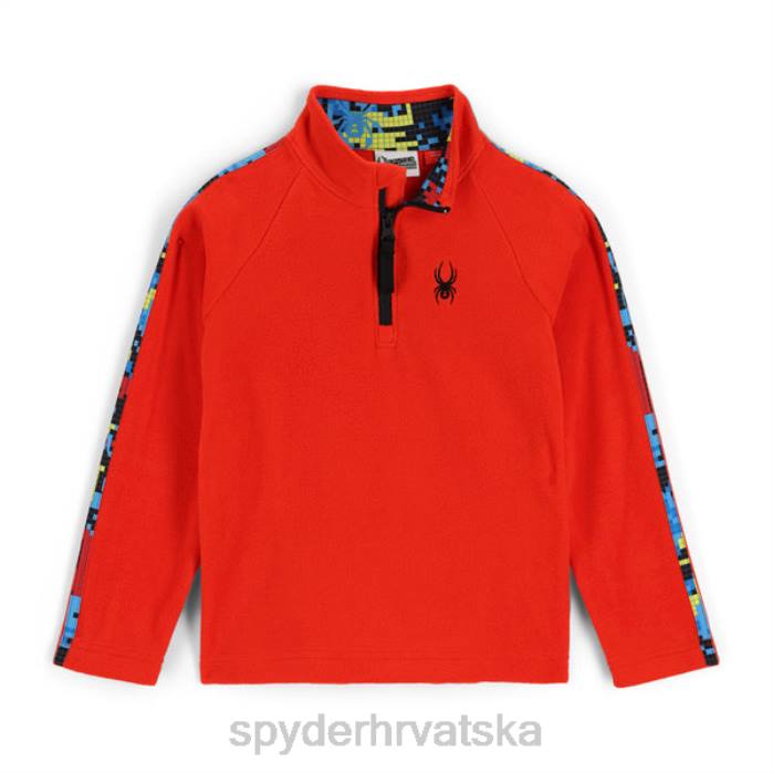 Spyder dječaci brzina pola zip N4X8583 odjeća vulkan
