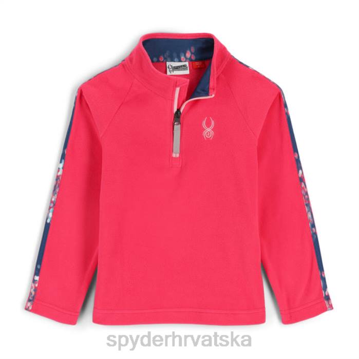 Spyder dječaci brzina pola zip N4X8584 odjeća cerise