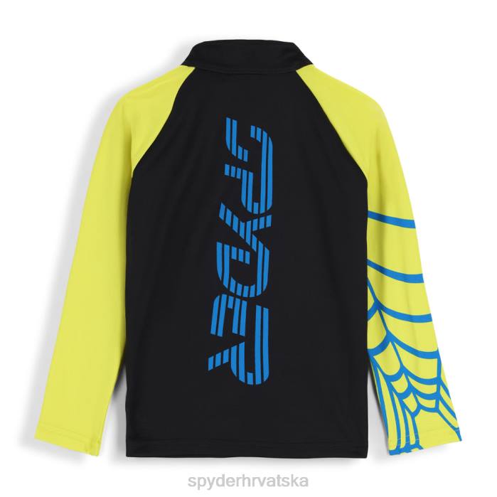 Spyder dječaci bug pola zip N4X8599 odjeća crno