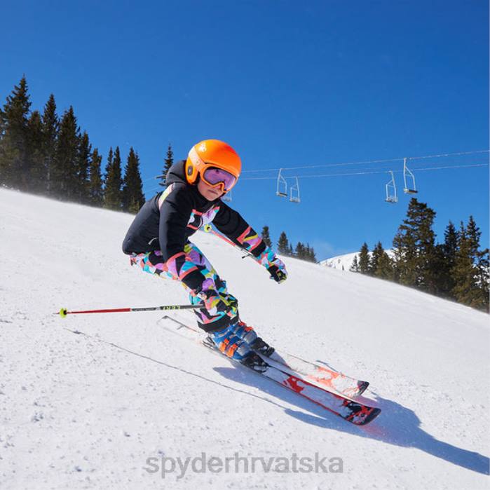 Spyder djevojke mila N4X8556 odjeća crno