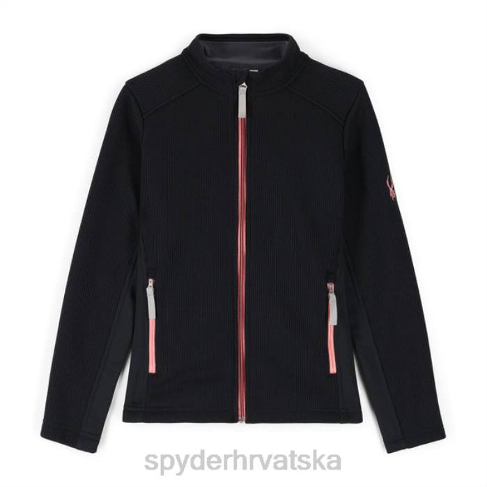 Spyder djevojke bandita full zip N4X8578 odjeća crno