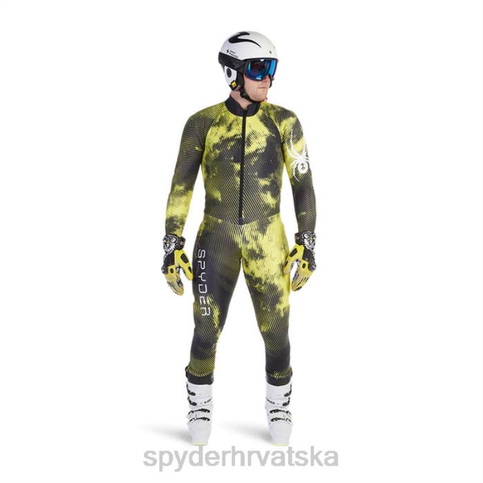 Spyder muškarci devet devedeset N4X8126 odjeća crni citron