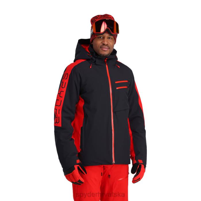 Spyder muškarci orbiter N4X816 odjeća crni vulkan