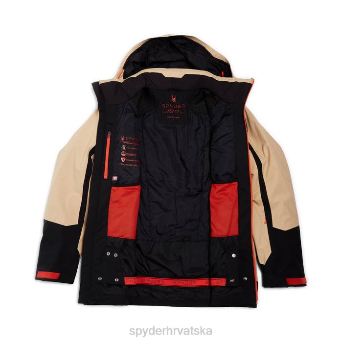 Spyder muškarci sedamdeset osam N4X848 odjeća crni tanin