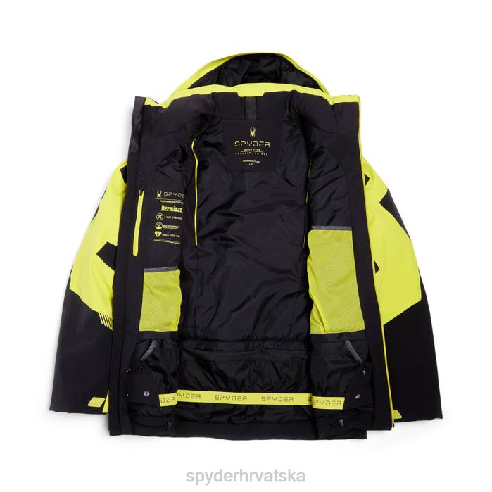 Spyder muškarci vođa N4X822 odjeća crni citron