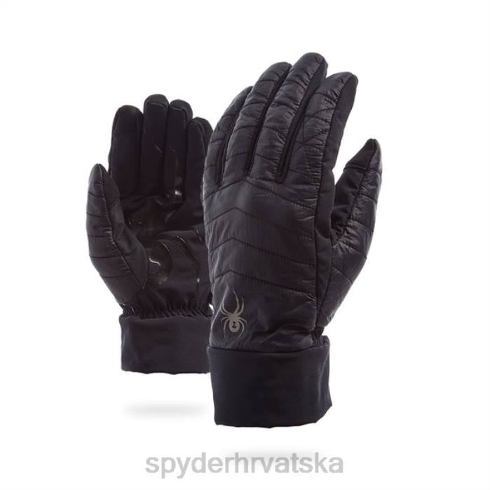Spyder muškarci glissade hibridna rukavica N4X8259 pribor crno sve