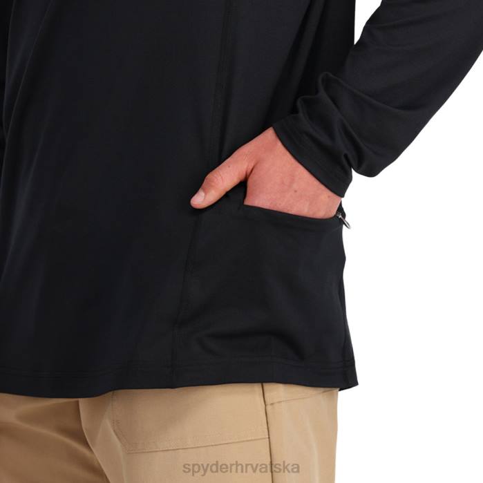 Spyder muškarci arc graphene tech dugi rukav N4X8147 odjeća crno