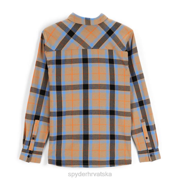 Spyder muškarci elevation tech flanel N4X8138 odjeća tanin plaid