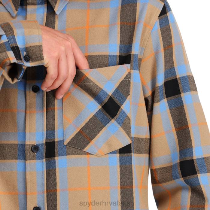 Spyder muškarci elevation tech flanel N4X8138 odjeća tanin plaid