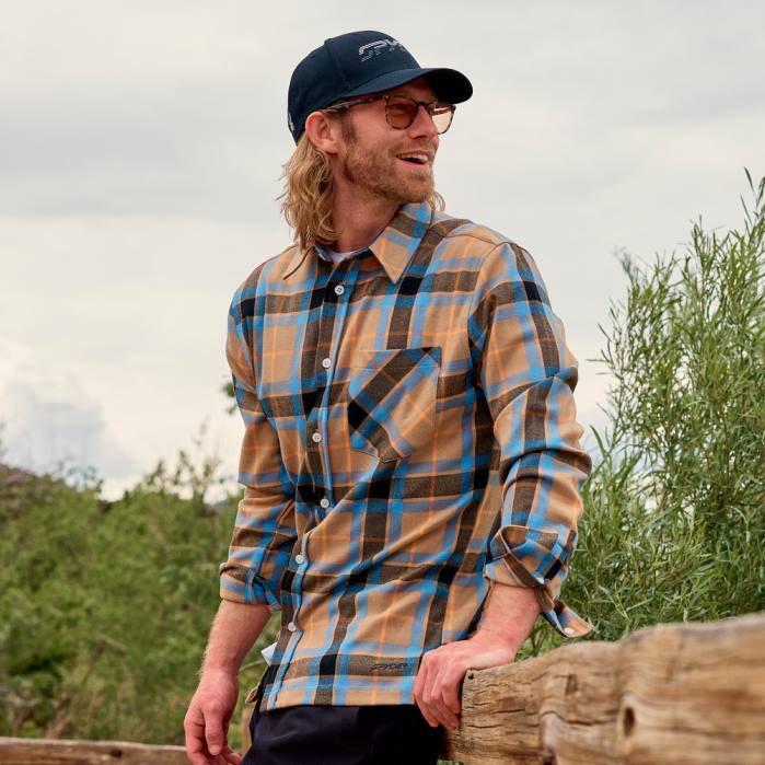 Spyder muškarci elevation tech flanel N4X8138 odjeća tanin plaid