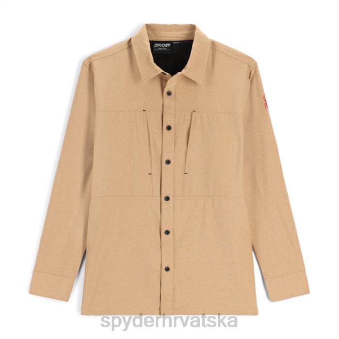 Spyder muškarci kanjon majica dugih rukava N4X8136 odjeća tanin