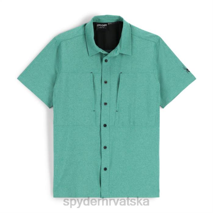 Spyder muškarci canyon majica kratkih rukava N4X8140 odjeća zeleno zeleno