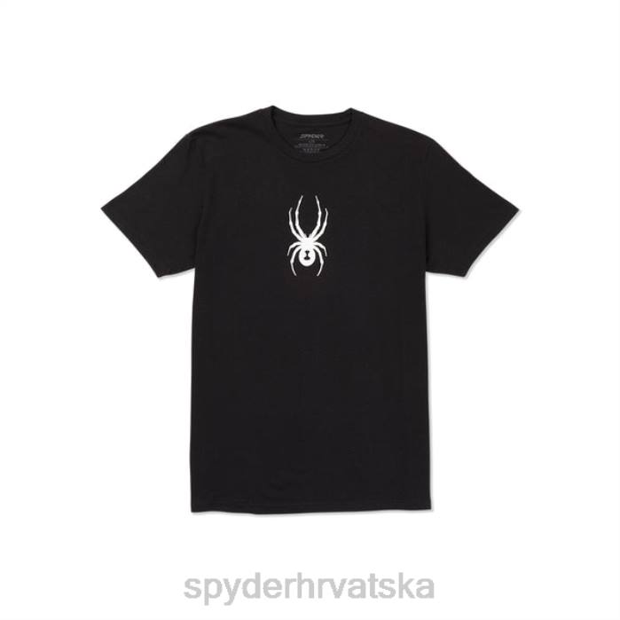 Spyder muškarci izrezbariti kratki rukav N4X8131 odjeća crno