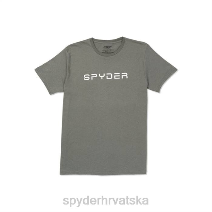 Spyder muškarci slalom kratki rukav N4X8379 odjeća drveni ugljen