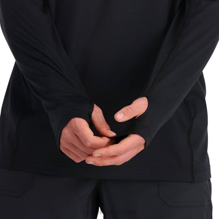 Spyder muškarci arc graphene tech majica s kapuljačom N4X8213 odjeća crno