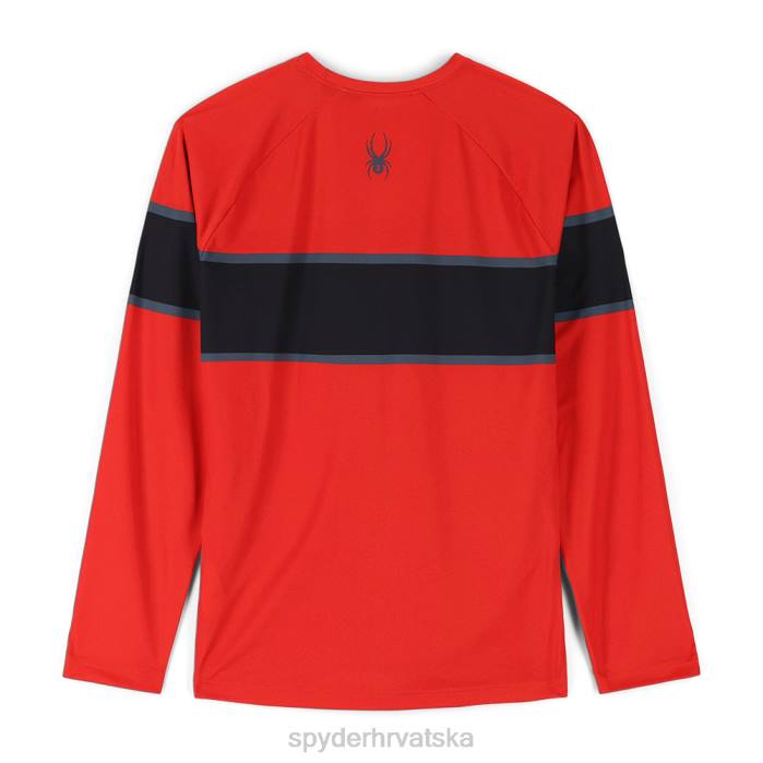 Spyder muškarci pumpa dugih rukava s okruglim izrezom N4X8150 odjeća vulkan