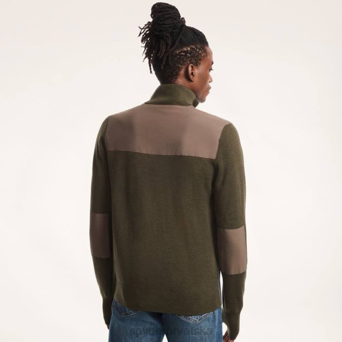 Spyder X muškarci Brooks Brothers colorblock N4X8184 odjeća maslinasto zelena