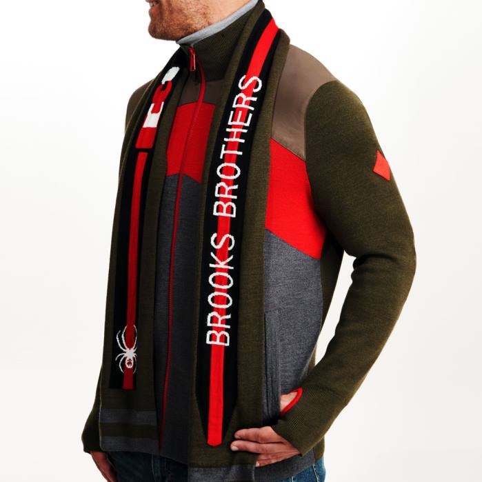 Spyder X muškarci Brooks Brothers colorblock N4X8184 odjeća maslinasto zelena