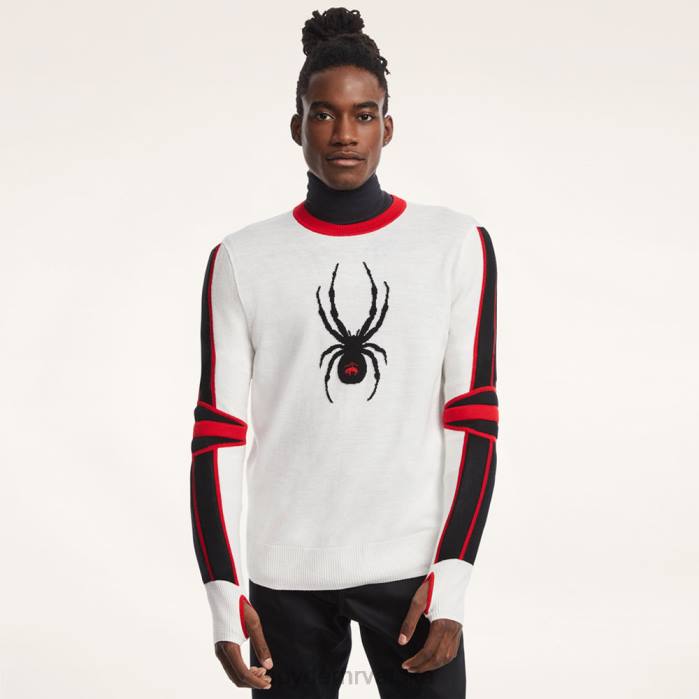 Spyder X muškarci Brooks Brothers crewneck N4X8190 odjeća bijela