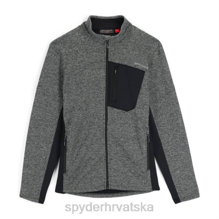 Spyder muškarci bandit full zip N4X8180 odjeća crno sve