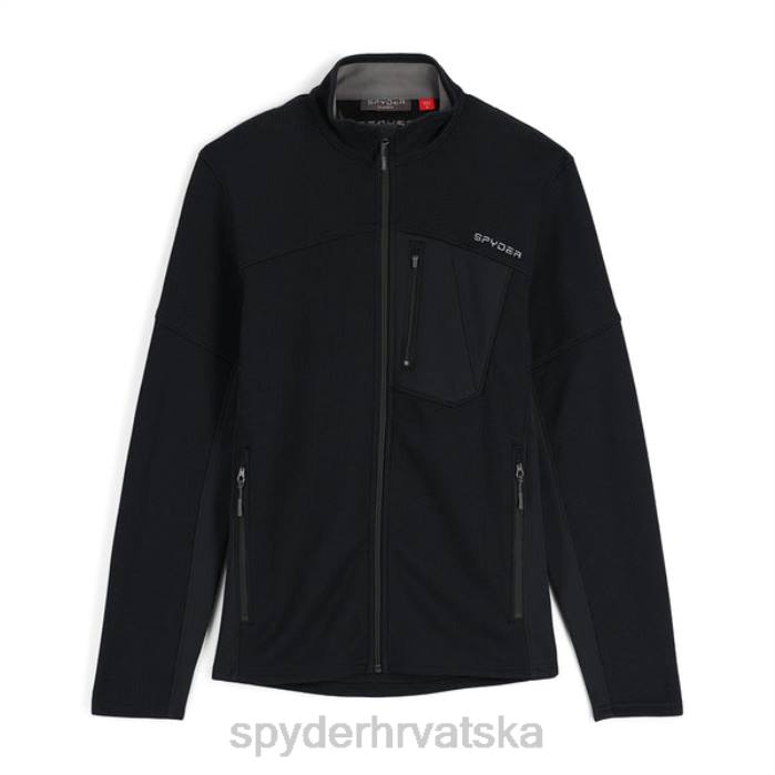 Spyder muškarci bandit full zip N4X8181 odjeća crno