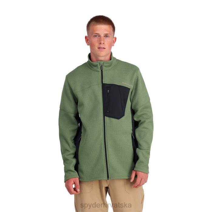 Spyder muškarci bandit hybrid full zip N4X8176 odjeća bor