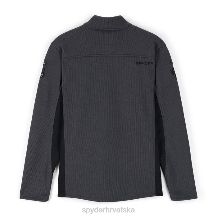 Spyder muškarci bandit wengen pola zip N4X8197 odjeća ebanovina crna