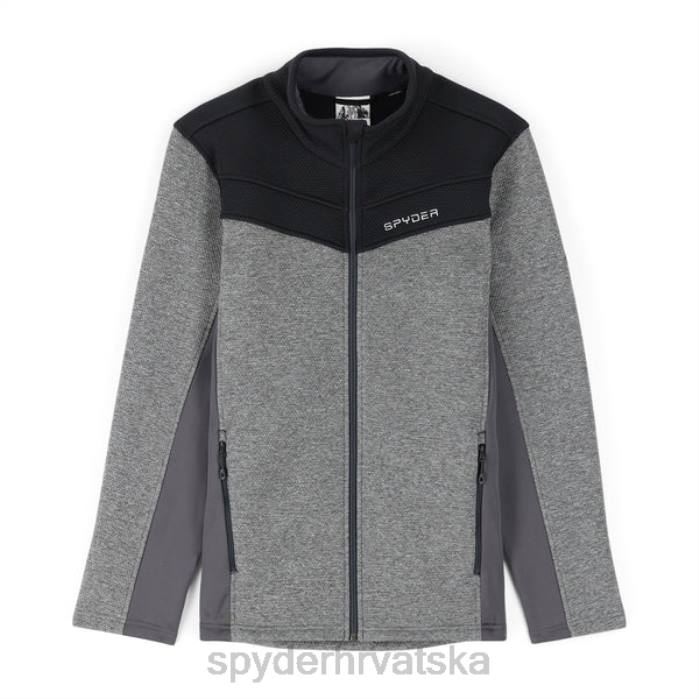 Spyder muškarci encore full zip N4X8191 odjeća crna ebanovina