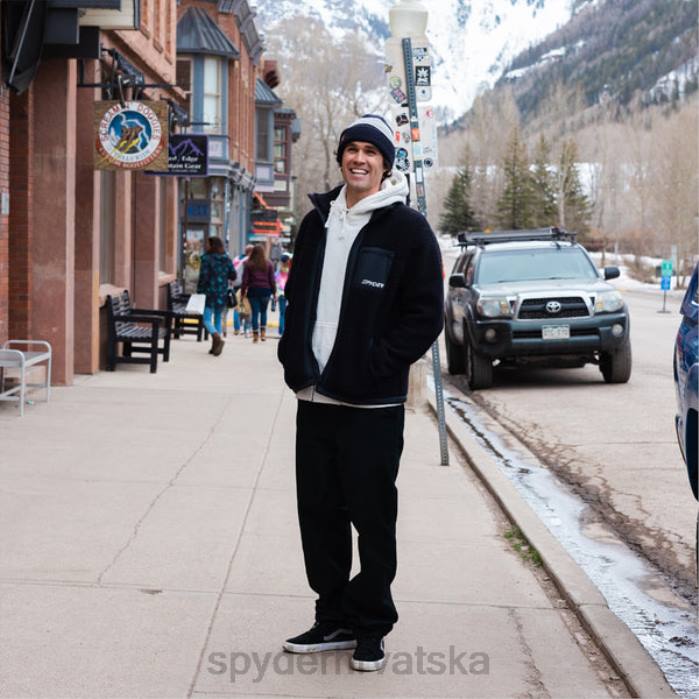 Spyder muškarci šerman šerpa N4X8194 odjeća crno