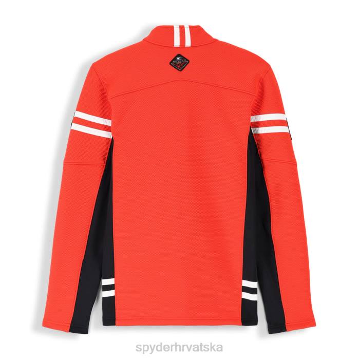 Spyder muškarci wengen encore full zip N4X8183 odjeća vulkanska crna