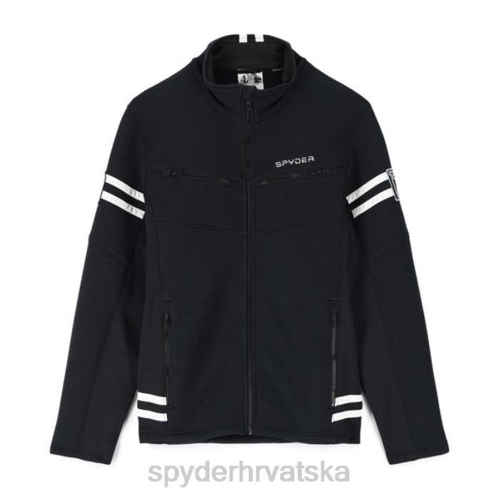Spyder muškarci wengen encore full zip N4X8192 odjeća crno