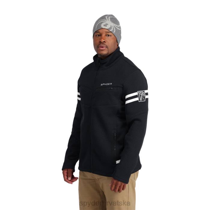 Spyder muškarci wengen encore full zip N4X8192 odjeća crno