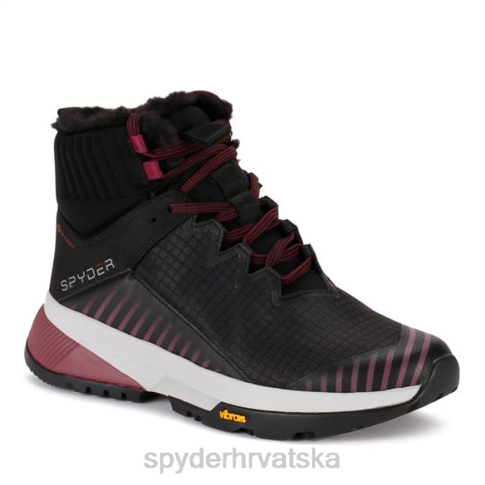 Spyder žene summit N4X8441 cipele crno s crnim krznom