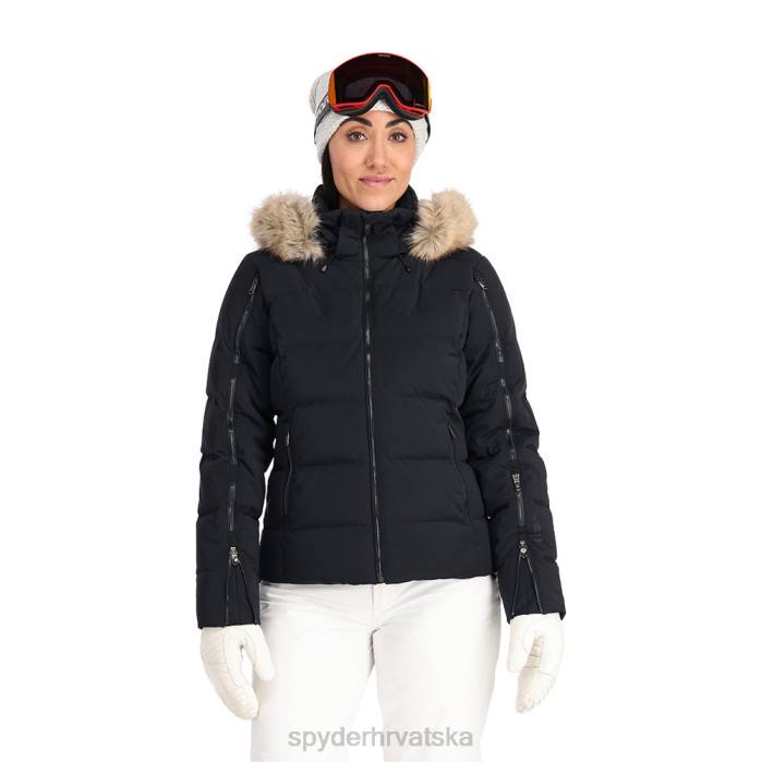 Spyder žene padajuće umjetno krzno N4X8334 odjeća crno