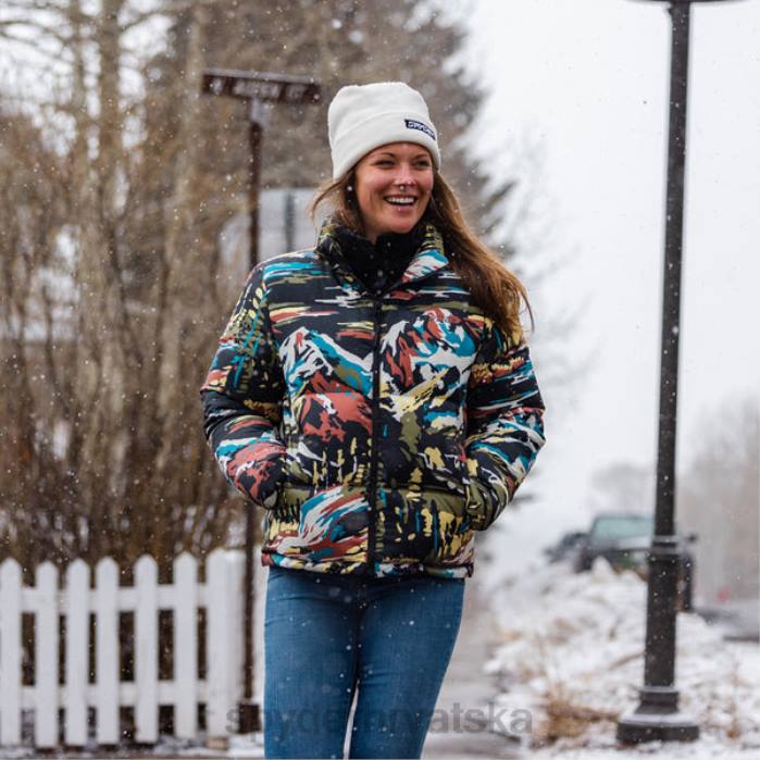 Spyder žene vjetrenjača jakna N4X8332 odjeća crna boja po broju