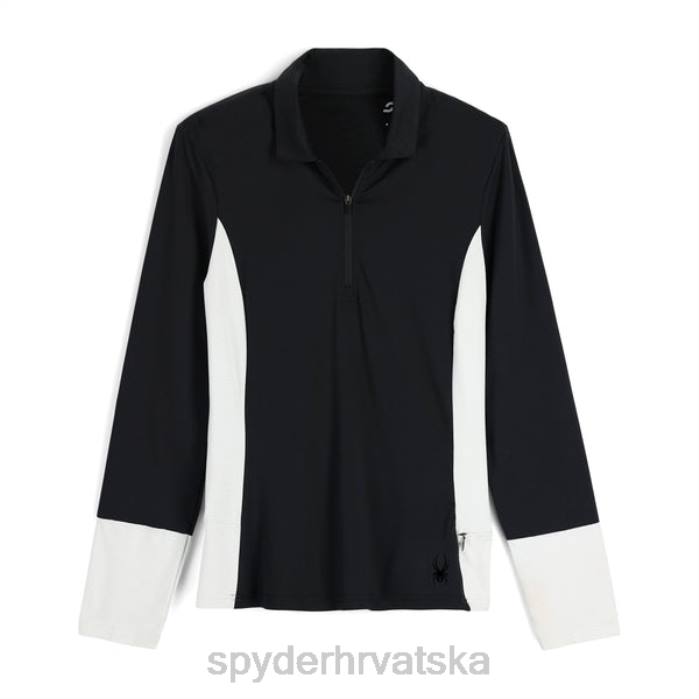 Spyder žene arc graphene tech zip neck N4X8381 odjeća crno