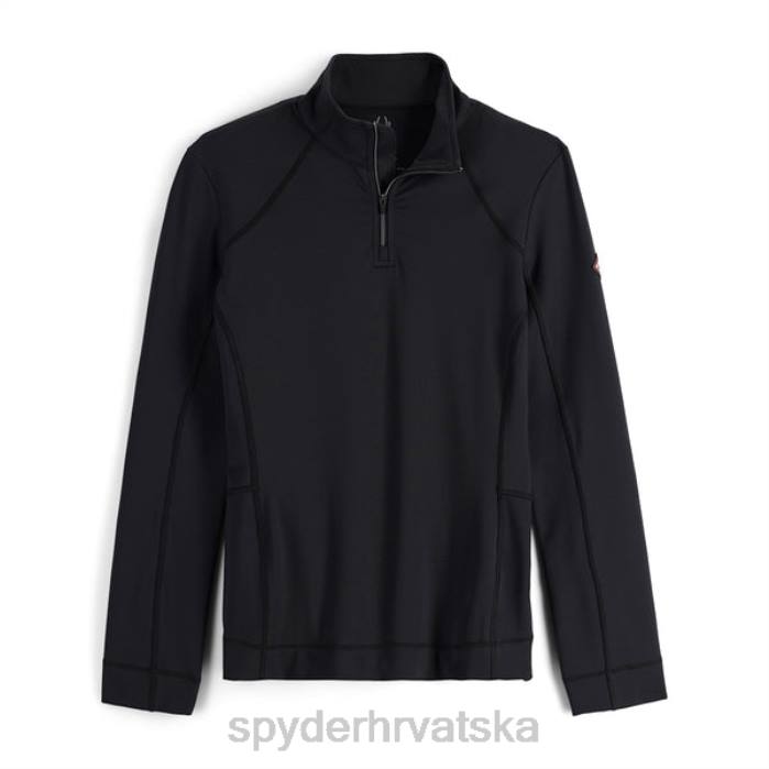 Spyder žene savona polu zip N4X8392 odjeća crno